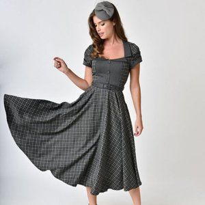 Voodoo Vixen Ella Tartan Dress